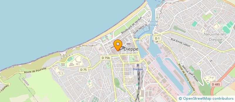 localisation de l'entreprise CIVILE IMMOBILIERE à DIEPPE