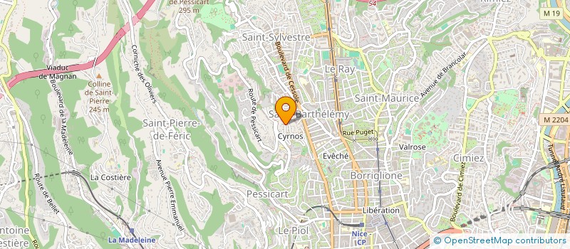 localisation de l'entreprise CIVILE IMMOBILIERE BBC à NICE