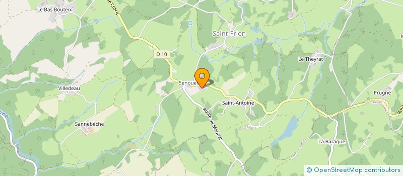 localisation de l'entreprise CIVILE IMMOBILIERE DU PONEY à SAINT FRION