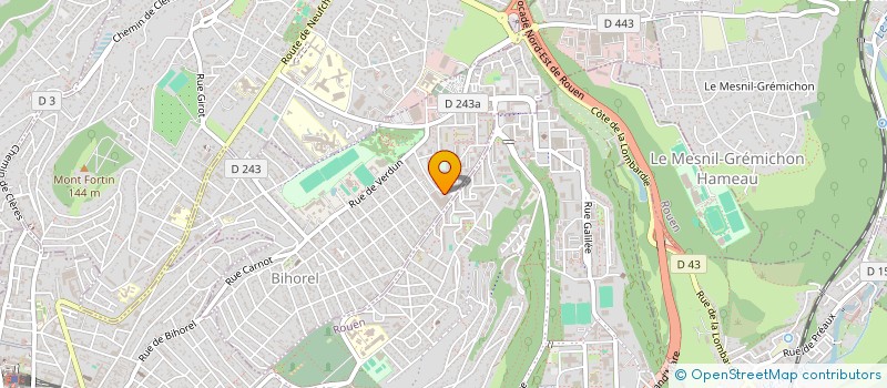 localisation de l'entreprise CIVILE-INVEST  BIHOREL