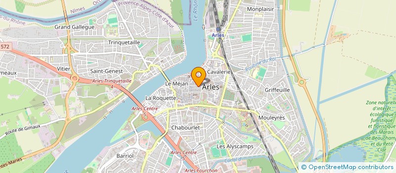 localisation de l'entreprise CIVILIS  ARLES