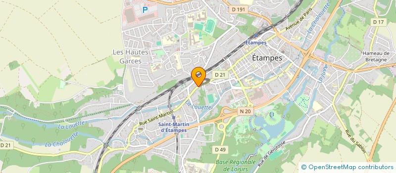 localisation de l'entreprise CIVILISM  ETAMPES