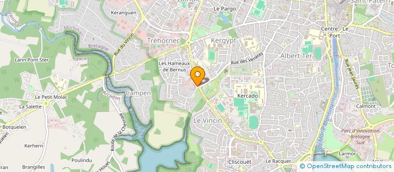 localisation de l'entreprise CIVIMO III à VANNES