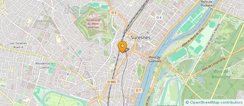 localisation de l'entreprise CIVIROMA CIVILISATION ET ROMANITE à SURESNES