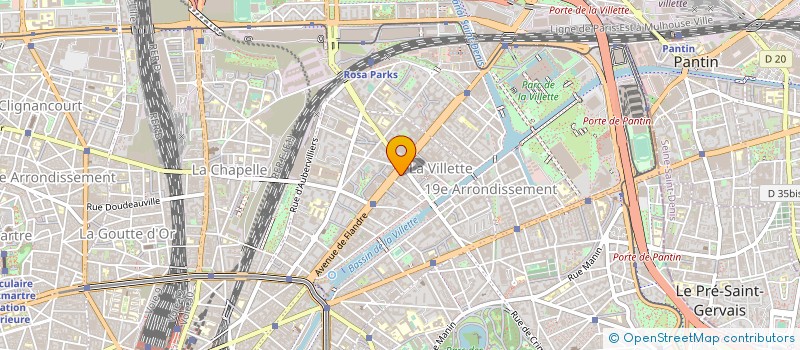 localisation de l'entreprise CIVIS à PARIS