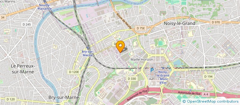 localisation de l'entreprise CIVIS INVEST  BRY-SUR-MARNE