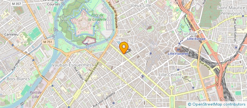 localisation de l'entreprise CIVITA  LILLE