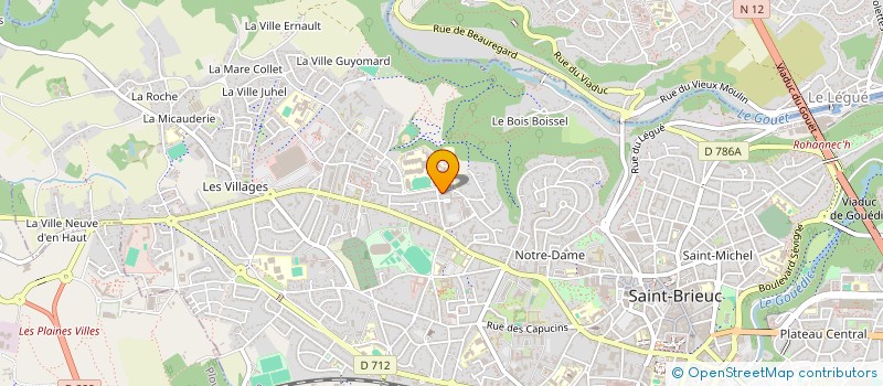 localisation de l'entreprise CIVODUL  SAINT-BRIEUC