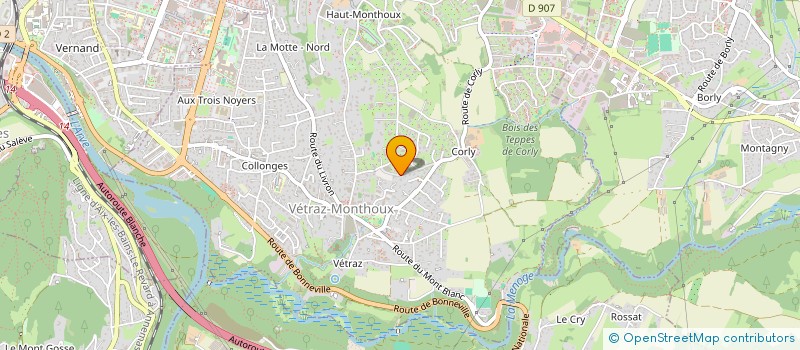 localisation de l'entreprise CIVU  VETRAZ-MONTHOUX