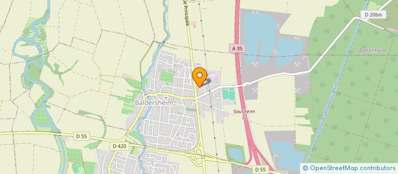 localisation de l'entreprise CIYA  BALDERSHEIM