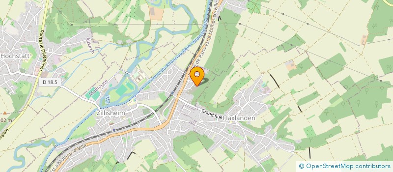 localisation de l'entreprise CIYA  ZILLISHEIM