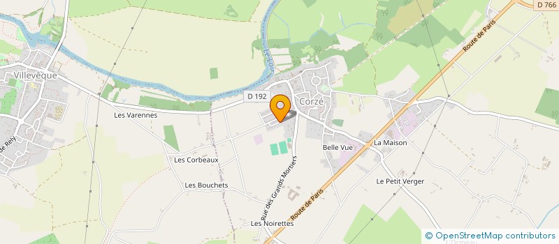 localisation de l'entreprise CIZBER  LOIRE-AUTHION