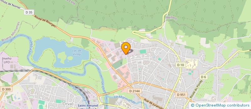 localisation de l'entreprise CIZETA MEDICALI FRANCE  SAINT-AMAND-MONTROND