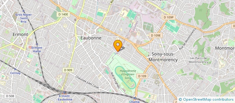 localisation de l'entreprise CIZO ELEVEN à EAUBONNE