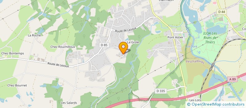 localisation de l'entreprise CIZOLLES IMMO  ORLEAT