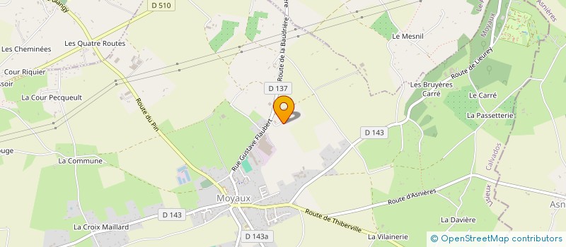 localisation de l'entreprise CJ 1931  MOYAUX