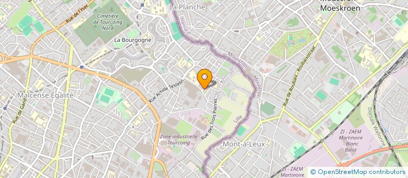 localisation de l'entreprise CJ à TOURCOING