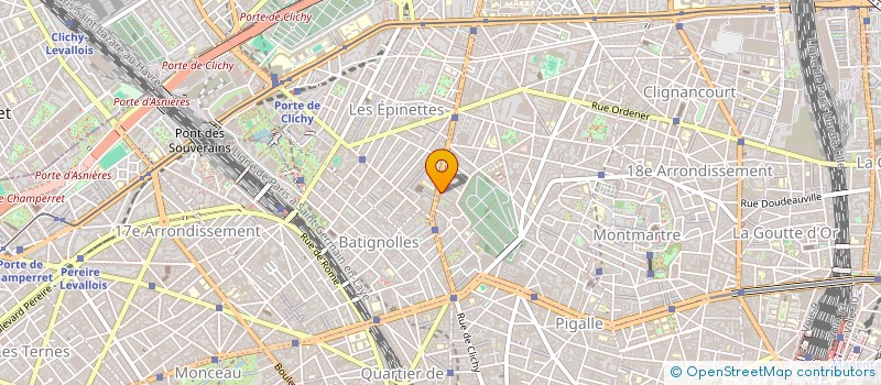 localisation de l'entreprise CJ à PARIS