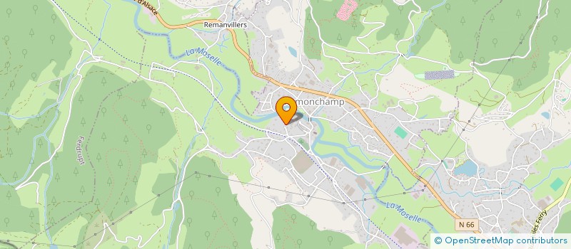 localisation de l'entreprise CJ  RAMONCHAMP