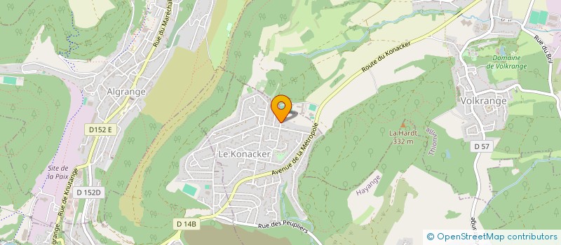 localisation de l'entreprise CJ  HAYANGE