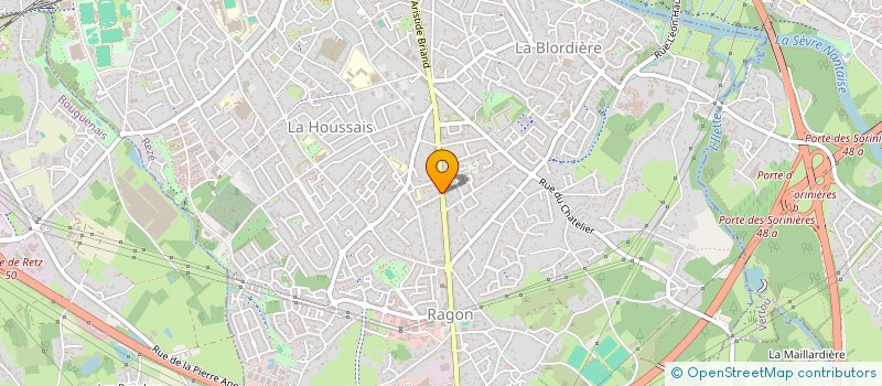 localisation de l'entreprise CJ  REZE