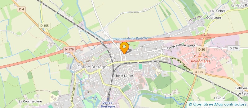 localisation de l'entreprise CJ  SAINT-MALO