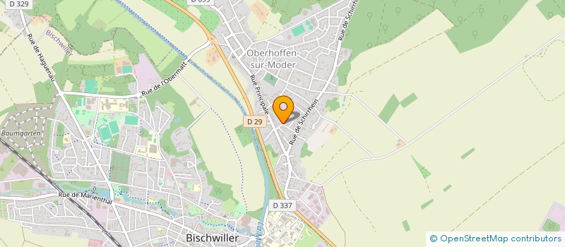 localisation de l'entreprise CJ  OBERHOFFEN-SUR-MODER