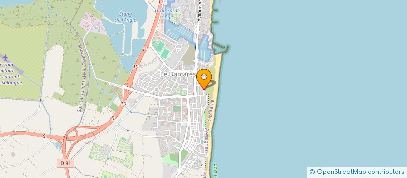 localisation de l'entreprise CJ  LE BARCARES