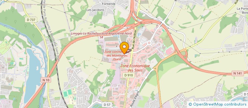 localisation de l'entreprise CJ à CHAMPNIERS