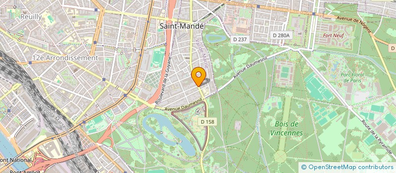 localisation de l'entreprise CJ ADVICE à SAINT-MANDE