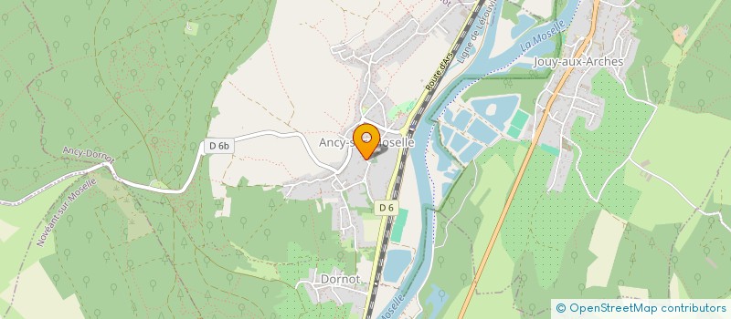 localisation de l'entreprise CJ AUGNY à ANCY-DORNOT