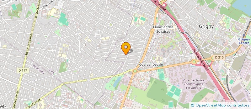 localisation de l'entreprise CJ BAT à VIRY-CHATILLON