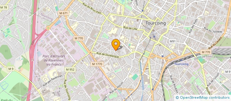 localisation de l'entreprise CJ COMMUNICATION  LIEVIN