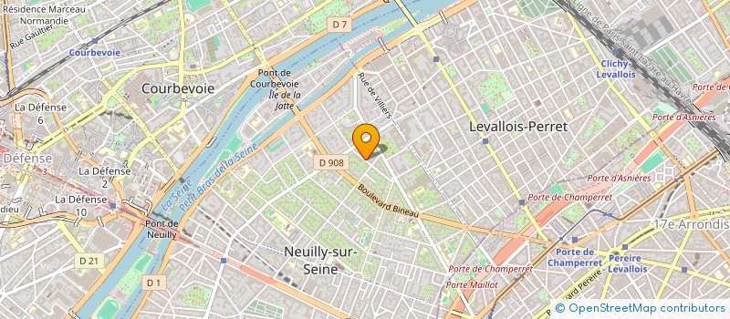 localisation de l'entreprise CJ CONSULTING à NEUILLY-SUR-SEINE