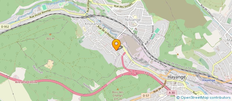 localisation de l'entreprise CJ DIAG  KNUTANGE