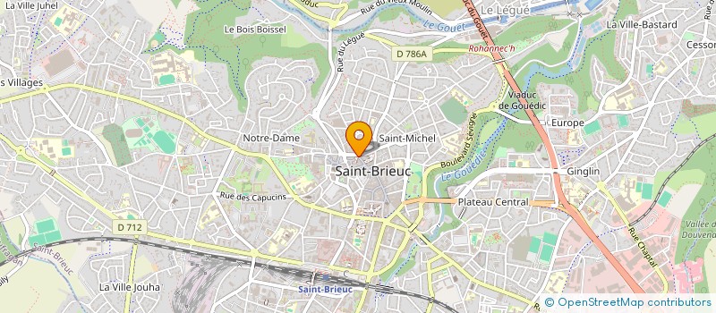 localisation de l'entreprise CJ DIFFUSION à SAINT-BRIEUC