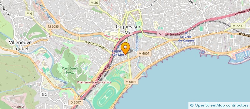 localisation de l'entreprise CJ DISTRIBUTION à CAGNES-SUR-MER