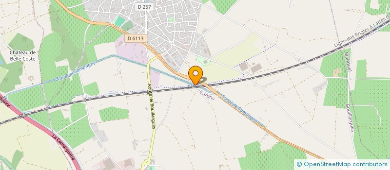 localisation de l'entreprise CJ ELEC  GARONS