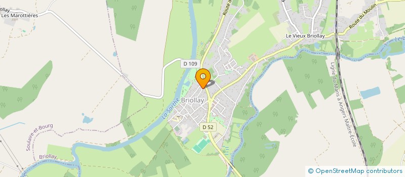 localisation de l'entreprise CJ ENERGIES  BRIOLLAY