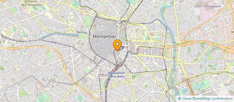 localisation de l'entreprise CJ EXPLOITATION 1 à MONTPELLIER