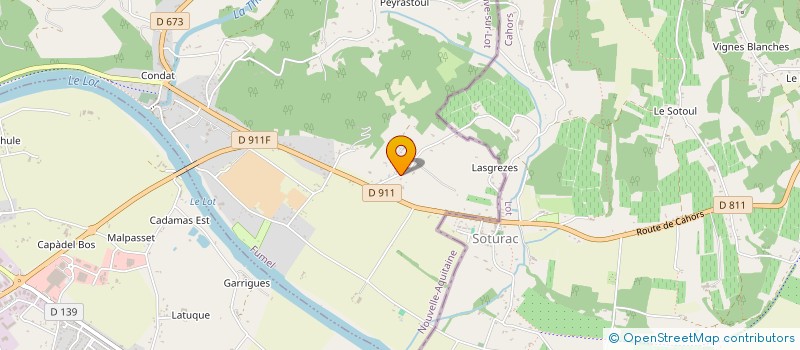 localisation de l'entreprise CJ FOOT 47  FUMEL