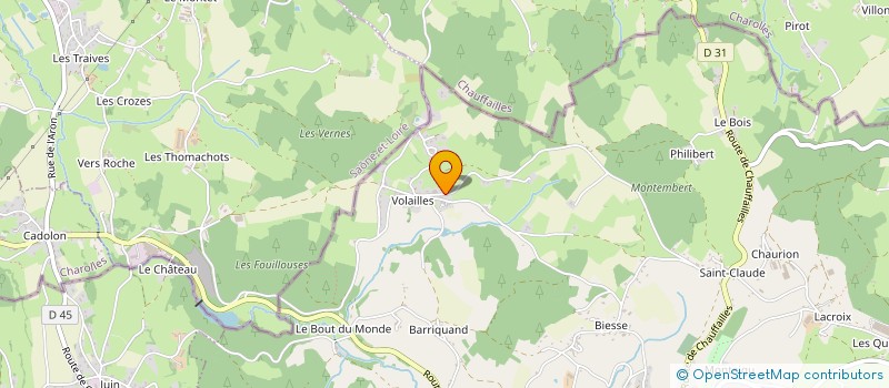 localisation de l'entreprise CJ FREREJEAN  BELMONT-DE-LA-LOIRE