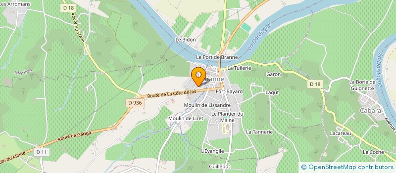 localisation de l'entreprise CJ GAUTHIER  GREZILLAC