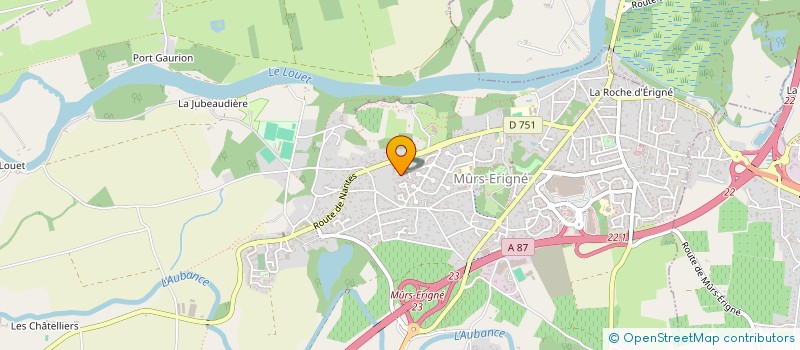 localisation de l'entreprise CJ HABITAT  MURS-ERIGNE