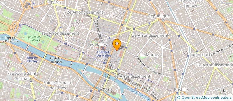 localisation de l'entreprise CJ HOLDING  PARIS