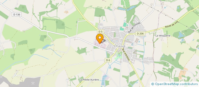 localisation de l'entreprise CJ IMMO  CHAUVE