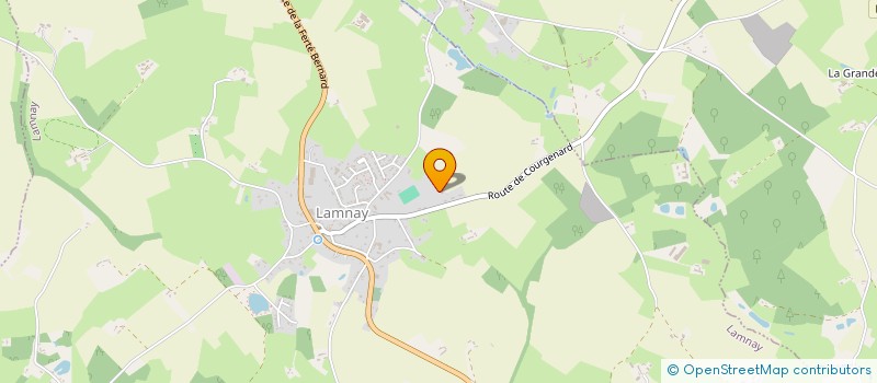 localisation de l'entreprise CJ IMMO  LAMNAY