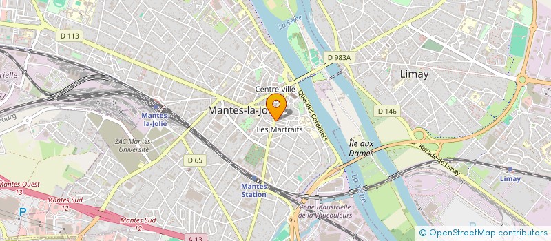 localisation de l'entreprise CJ IMMO  MANTES-LA-JOLIE