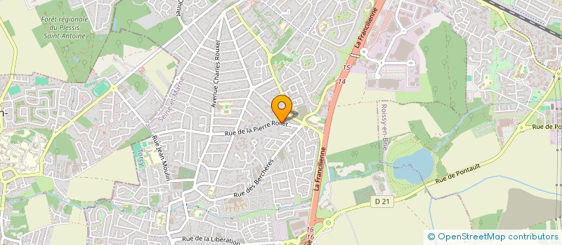 localisation de l'entreprise CJ IMMO à PONTAULT-COMBAULT