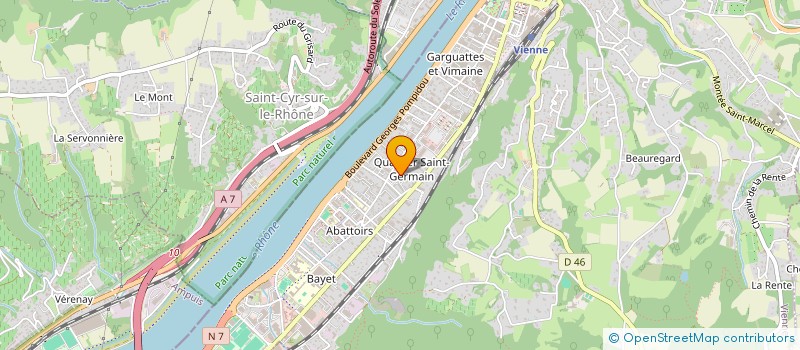 localisation de l'entreprise CJ IMMOBILIER  VIENNE